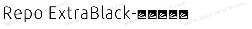 Repo ExtraBlack字体转换